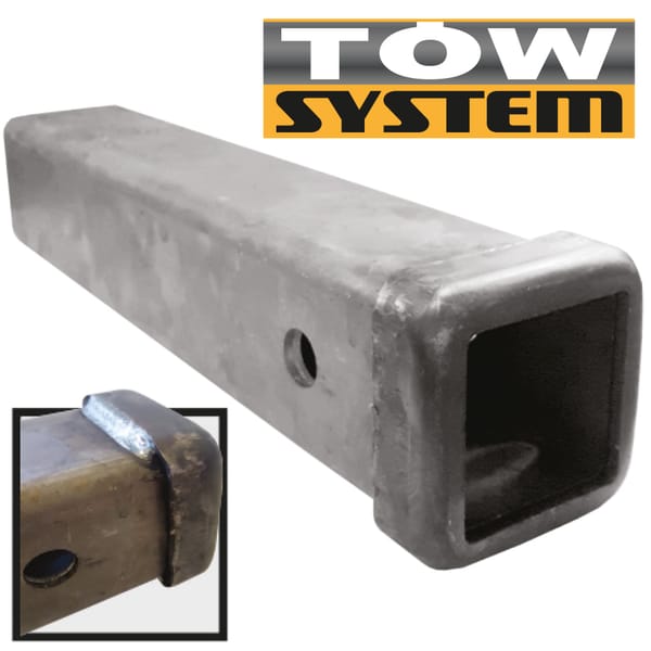 Receveur 2''x2'',12''long (Soude)3/16 Epais