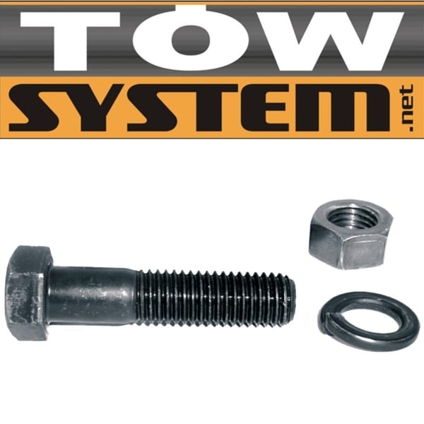 Boulon 3/4x2 +nut+lock , Zinc